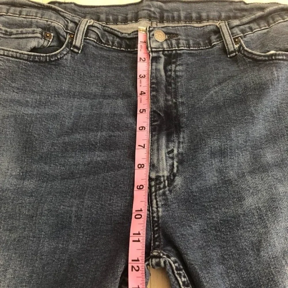 Levi's 516 Men's Denim Blue Jeans 40 x 34 Cotton Blend